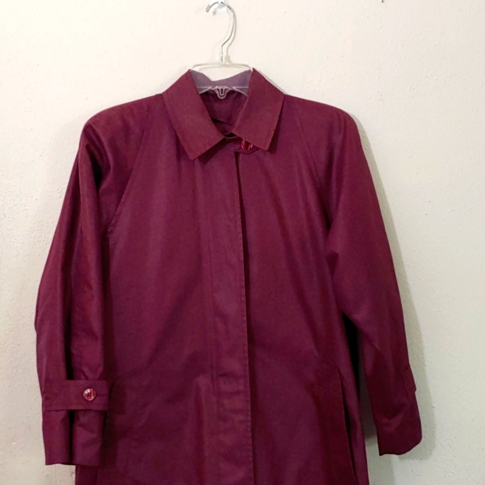 London Fog Ladies Size 4 Petite Trench Coat - Picture 1 of 7